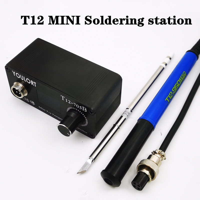 MINI T12-705B Soldering Iron s - Soldering Station T12 Oled 评论和价格