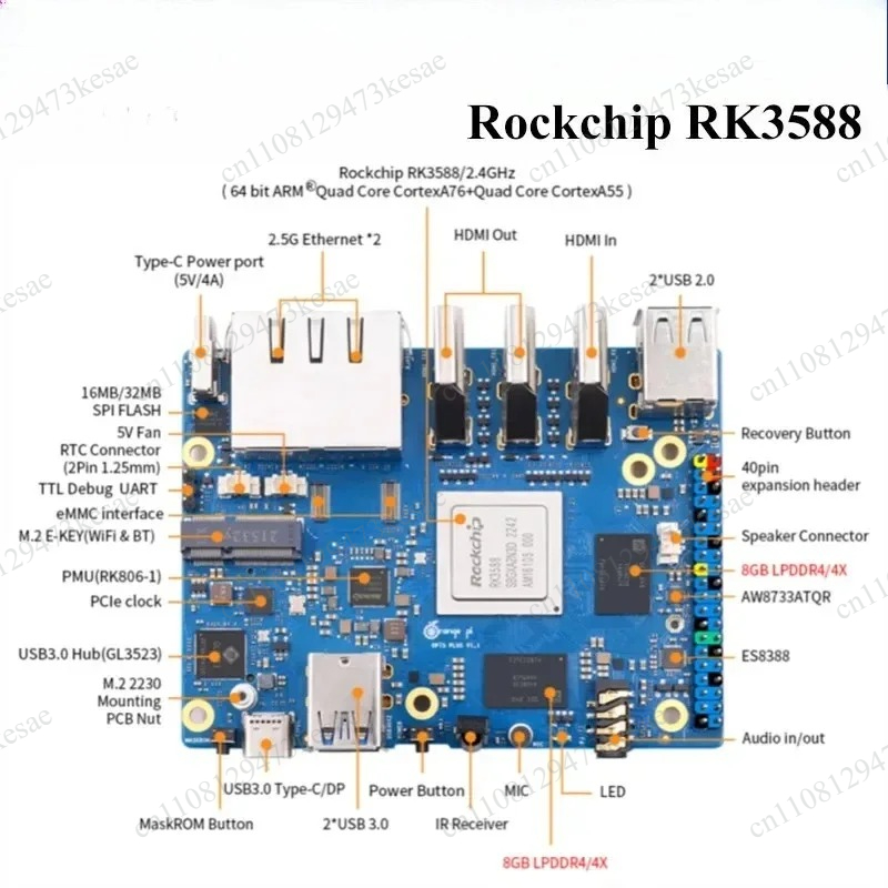 for Orange Pi 5 Plus 16GB RK35 - Orange Pi 5 Plus 16Gb 评论和价格
